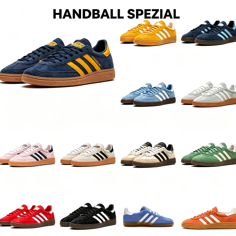Adidas Authentic HANDBALL SPEZIAL W IE3698 Retro Handball Shoes T Toe Suede Daily Casual Footwear
