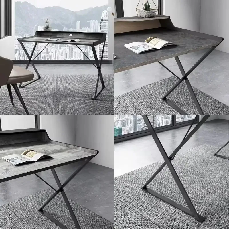 Computer workstation Small space desk, wooden home office study desk Simple writing desk