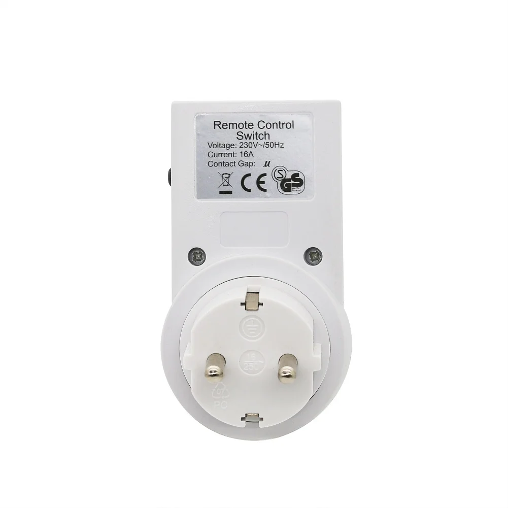 220V Wireless Socket with Remote Control - Supports Group Power Off Wall Penetrating Signal Technology and 16A Maximum Load
