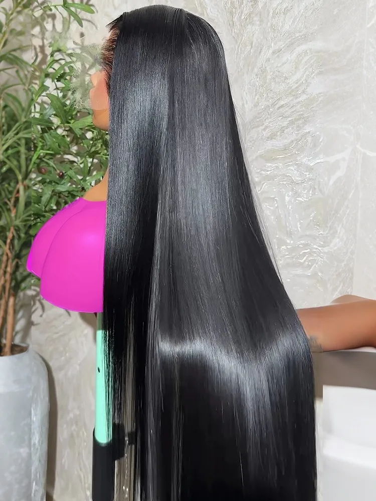 

40Inch Straight Human Hair Wigs 13x4 13x6 HD Lace Frontal Wigs For Women Bone Straight 250% Lace Front Human Hair Wigs