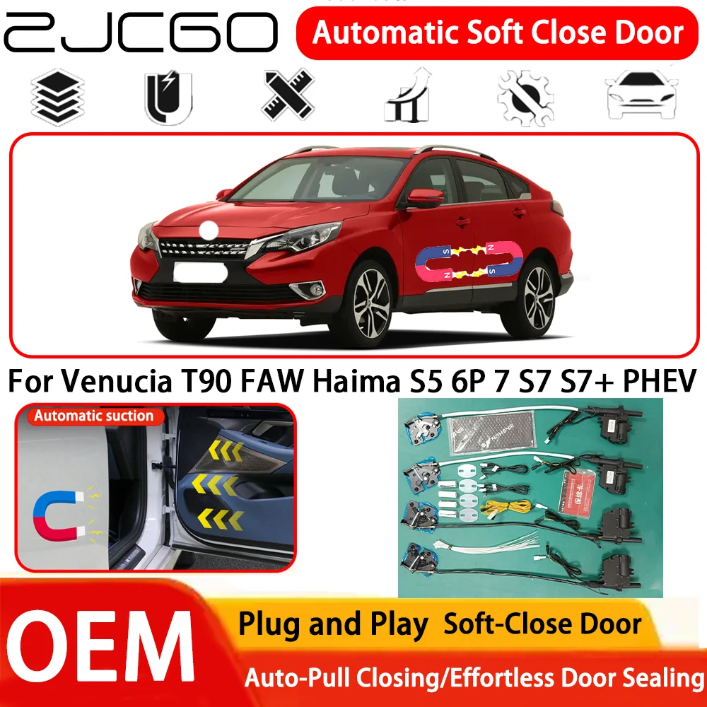 

for Venucia T90 FAW Haima S5 6P 7 S7 S7+ PHEV Car OEM Plug and Play Automatic Electric Soft Close Door Comfort Closing System