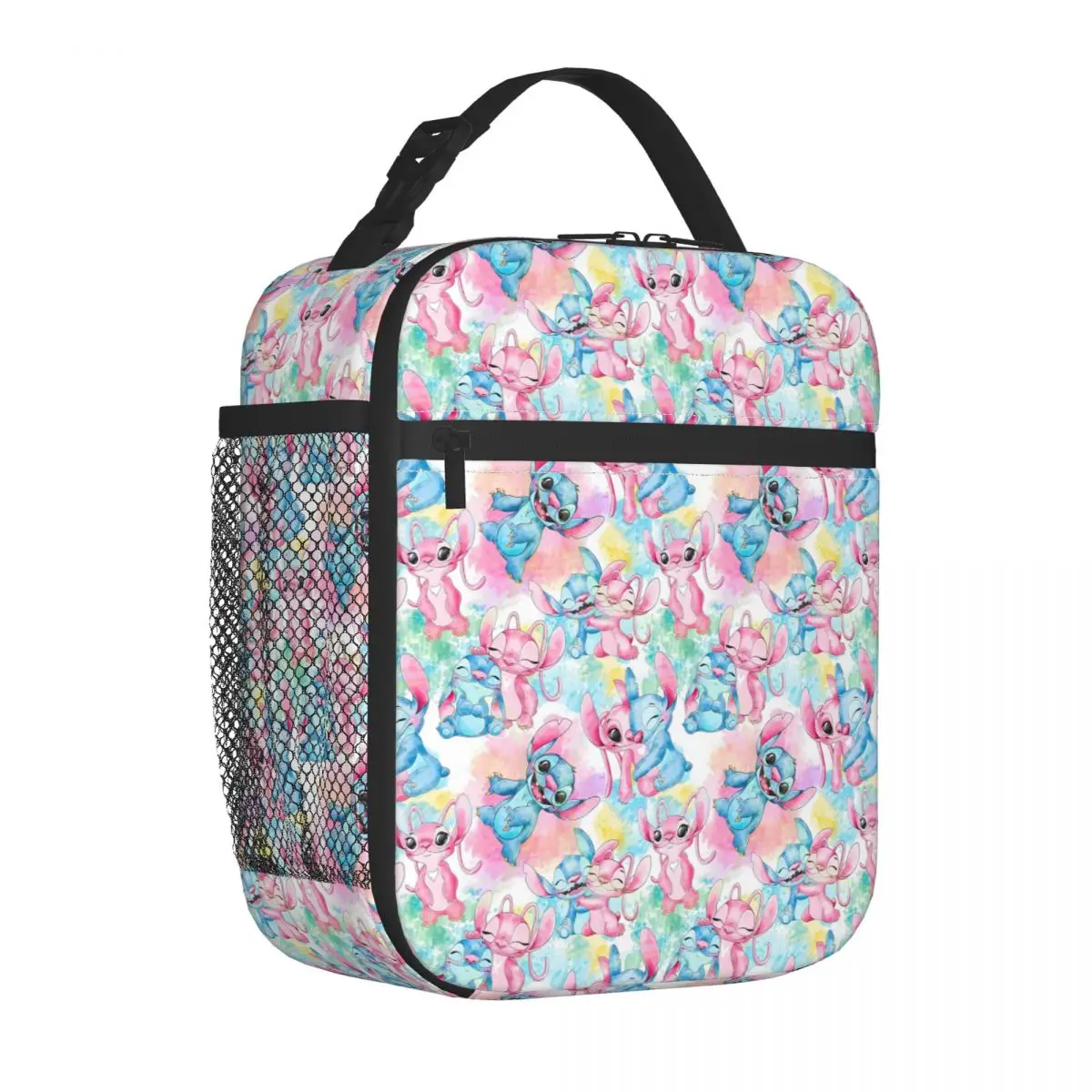 Custom Stitch Pattern Lunch Bag for Women Cooler Thermal Insulated Bento Box Kids School Children Resuable Tote Bags