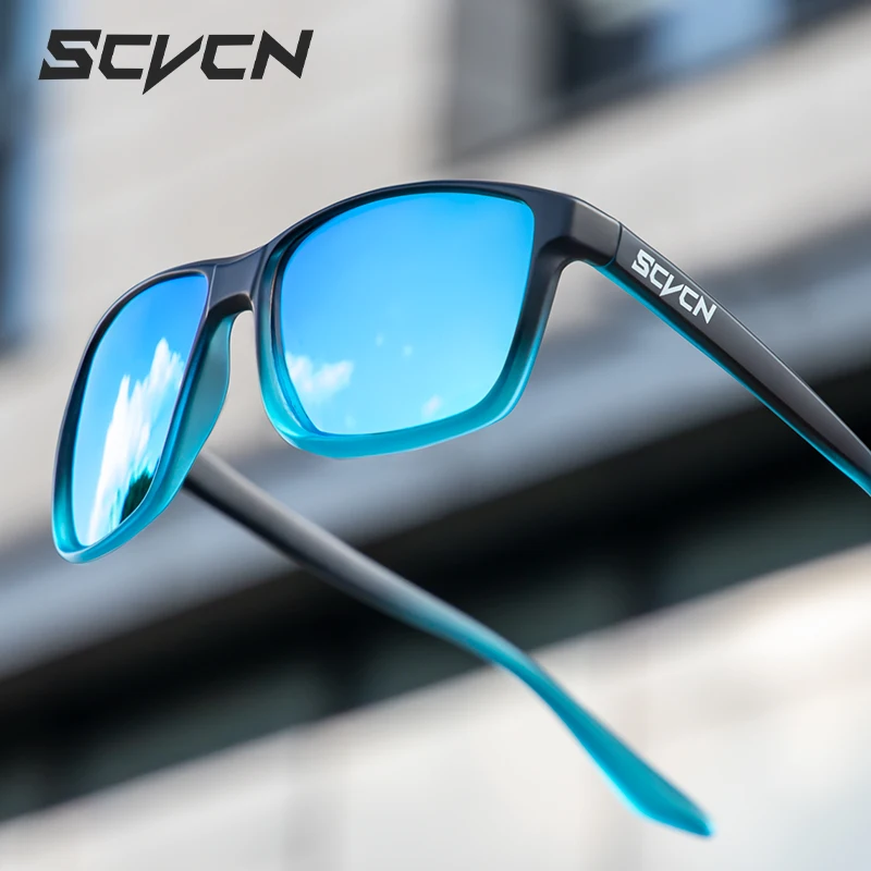 SCVCN الاستقطاب النظارات الشمسية الرجال النساء نظارات الموضة نظارات كاجوال القيادة الصيد الدراجات نظارات جولف الدراجة نظارات نظارات