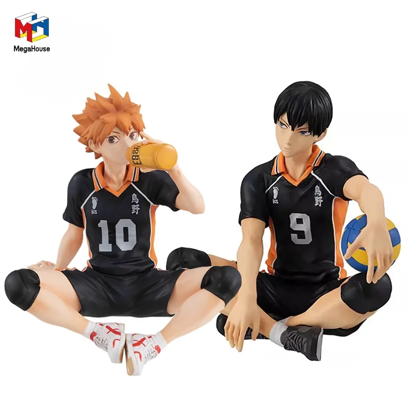 

Оригинальный Megahouse GEM Haikyuu! Аниме экшн-фигурки Kageyama Tobio Hinata Shouyou Tenohira коллекционные игрушки подарки