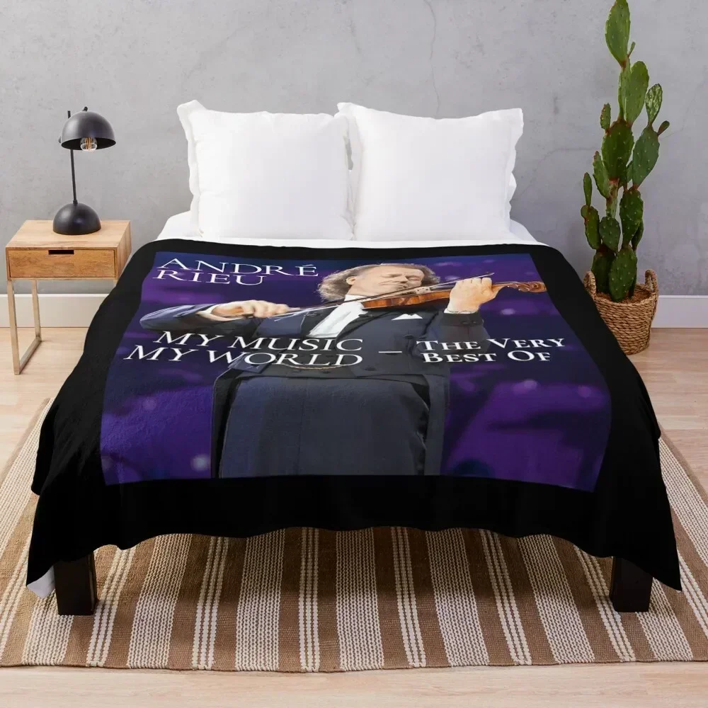 

My Music - My World Throw Blanket Stain Resistant Cozy Warm Blanket