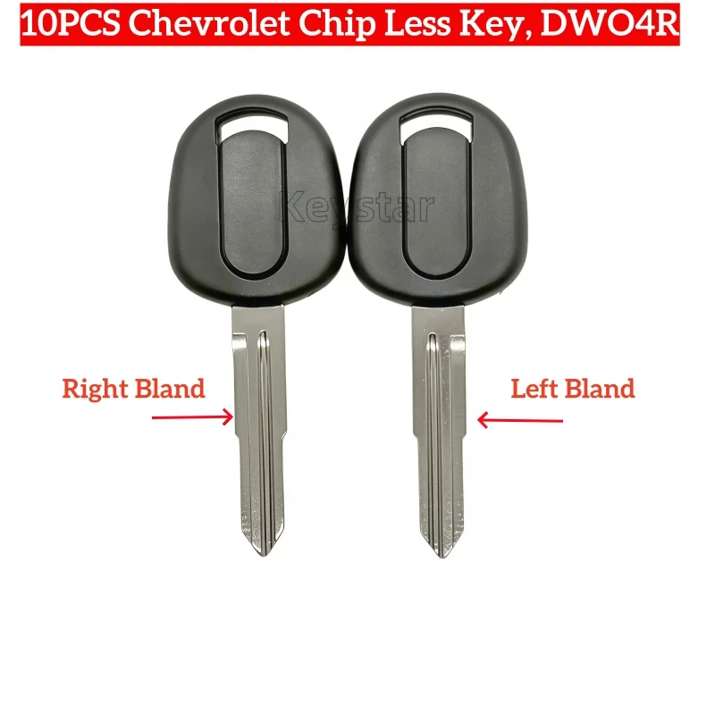 keystar 10pcs/lot DWO5 Car Transponer Key Shell DWO4 Chip Key Case Spare Igniton Key For LaCrosse Regal Verano Hideo GM
