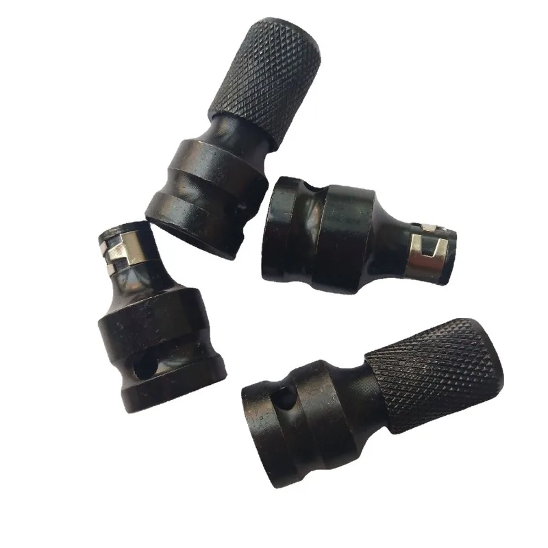 Electric Wrench Conversion Head 1/2 To 1/4 Connecting Rod, Air Batch Hexagonal Batch Head Telescopic Elastic Sleeve Joint