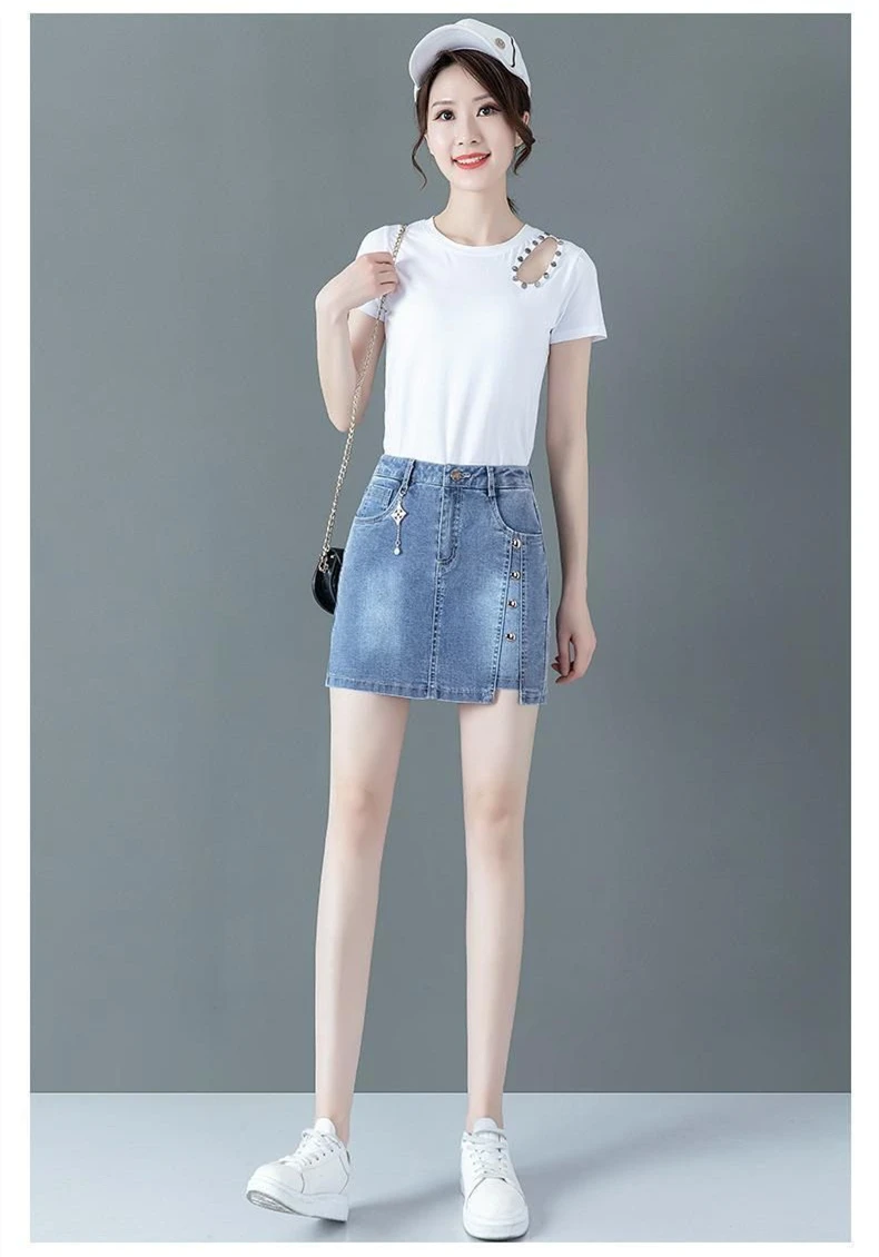 new spring summer Fashion plus size brand female women girls cotton shorts skirts