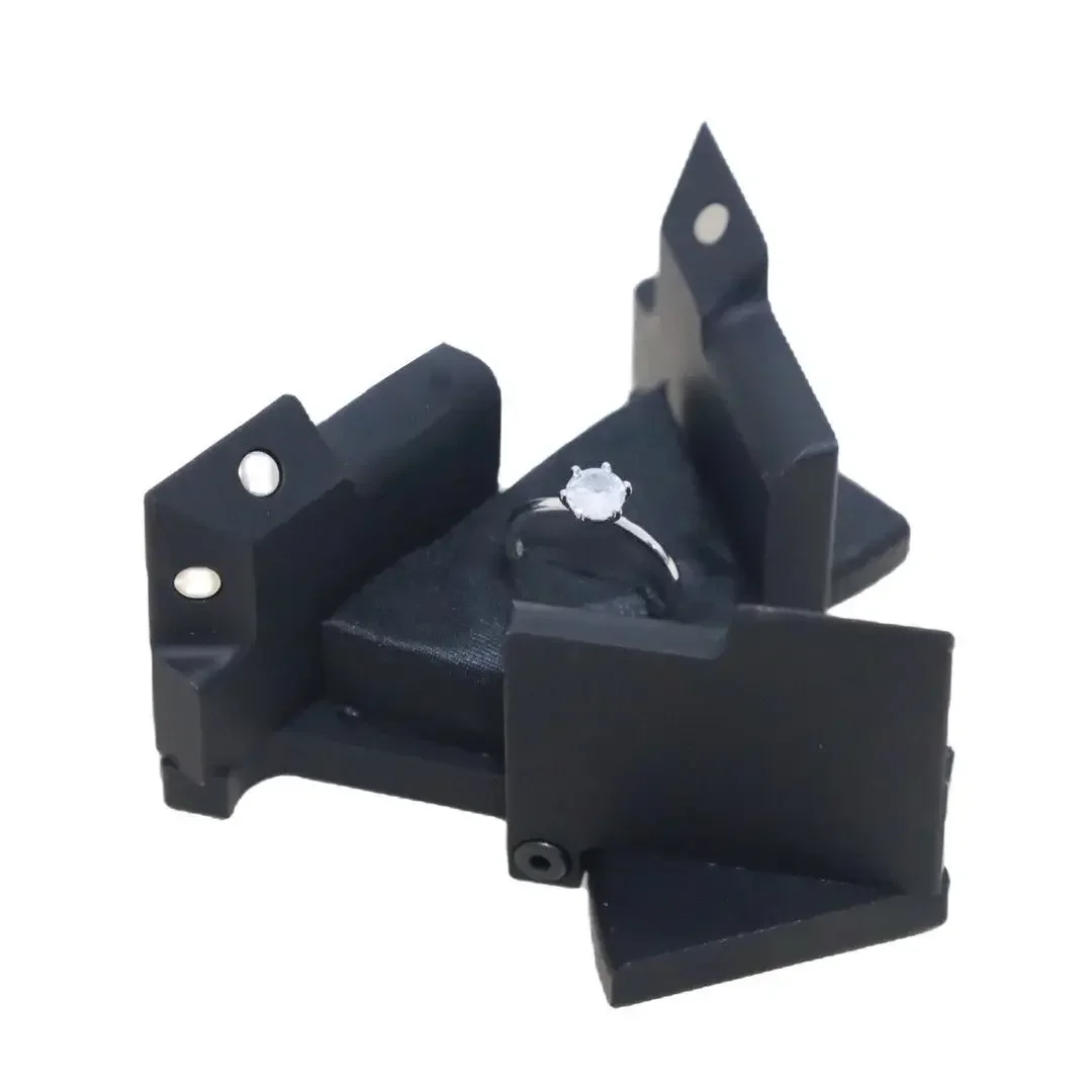 1PC segreto creativo cubo di Rubik proposta anello regalo scatola di immagazzinaggio ruotabile strumento