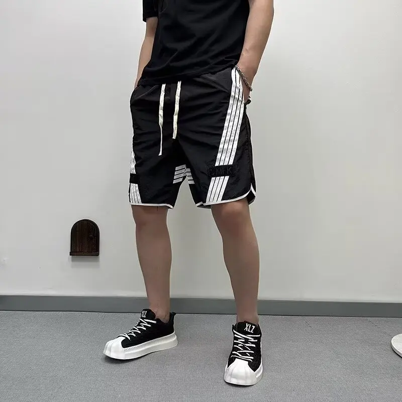 Summer New American Shorts Men's Trendy Brand Thin Design Sense, Niche Loose Large Size Sports and Leisure Five-point Pants