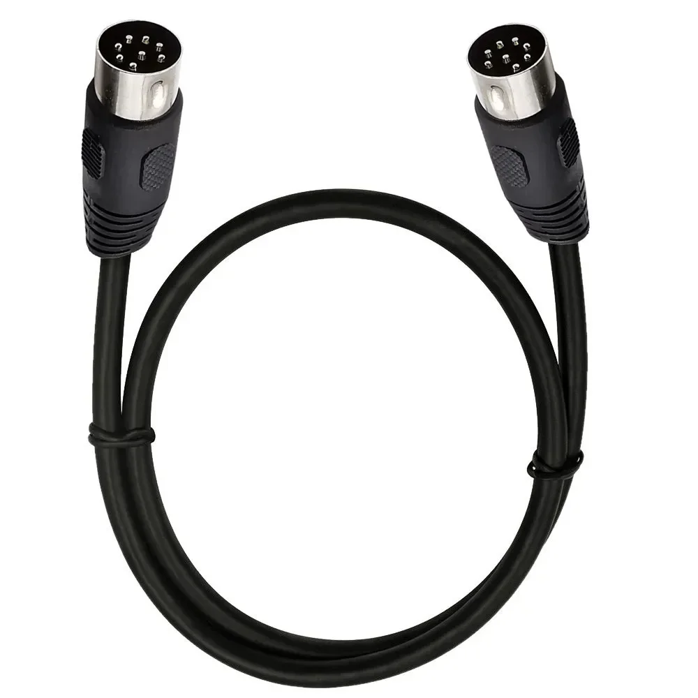 Cavo Audio per altoparlante da maschio a maschio femmina Din a 8 Pin di grandi dimensioni con angolo di 90 gradi per Bang Olufsen B & O PowerLink