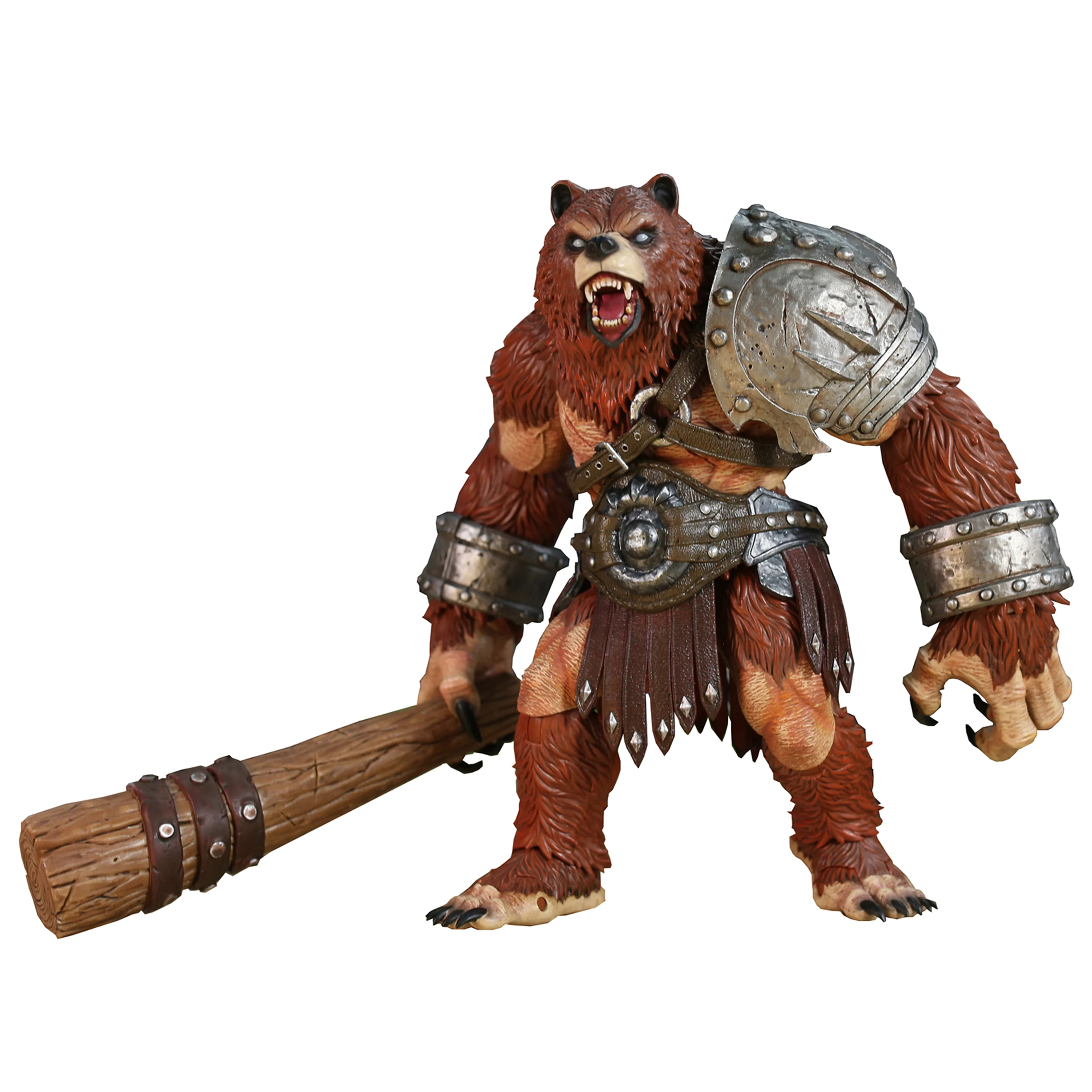 MemoryToys 1/10 World de aventurero Berserker Bear hombres modelo conjunto completo 22cm Druida Animal figuras de acción de juguete muñeca modelo Fans regalos