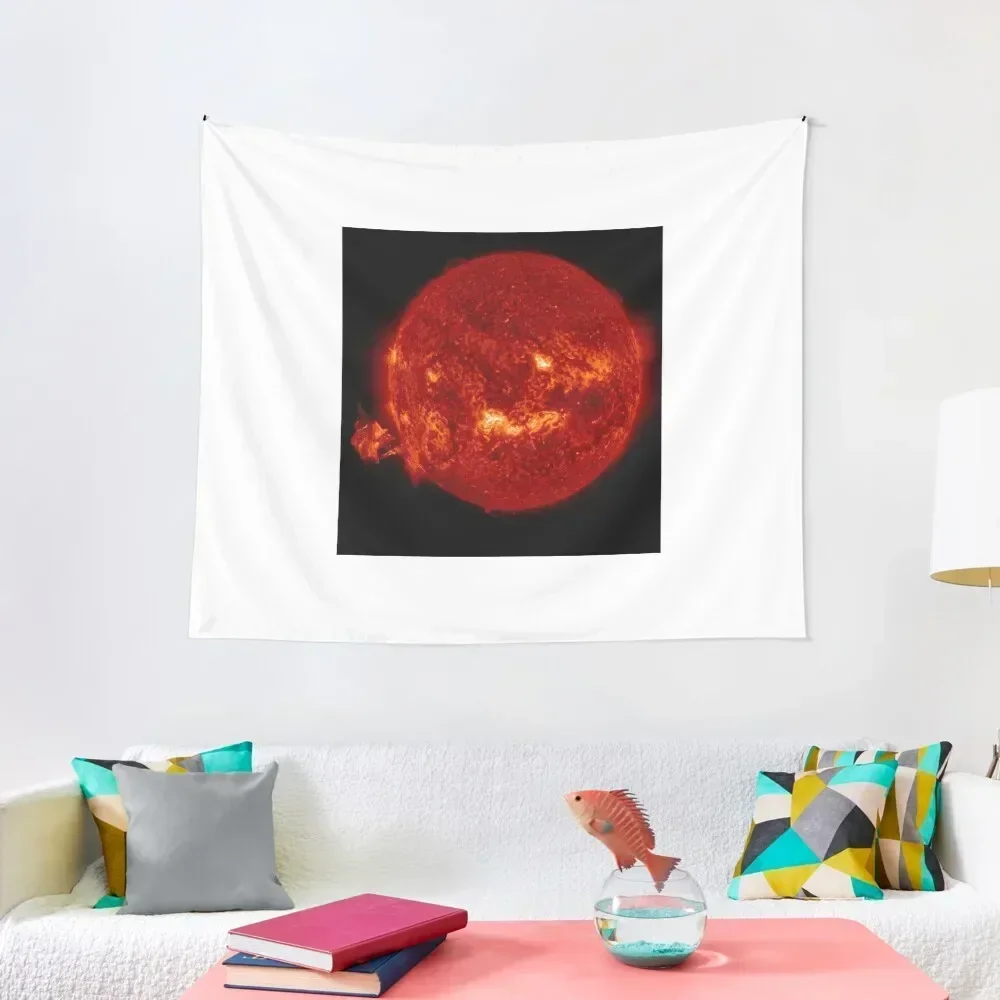 Solar flare bursting from the surface of the Sun - Solar Storm Tapestry Bedroom Decoration Decoration For Bedroom Tapestry