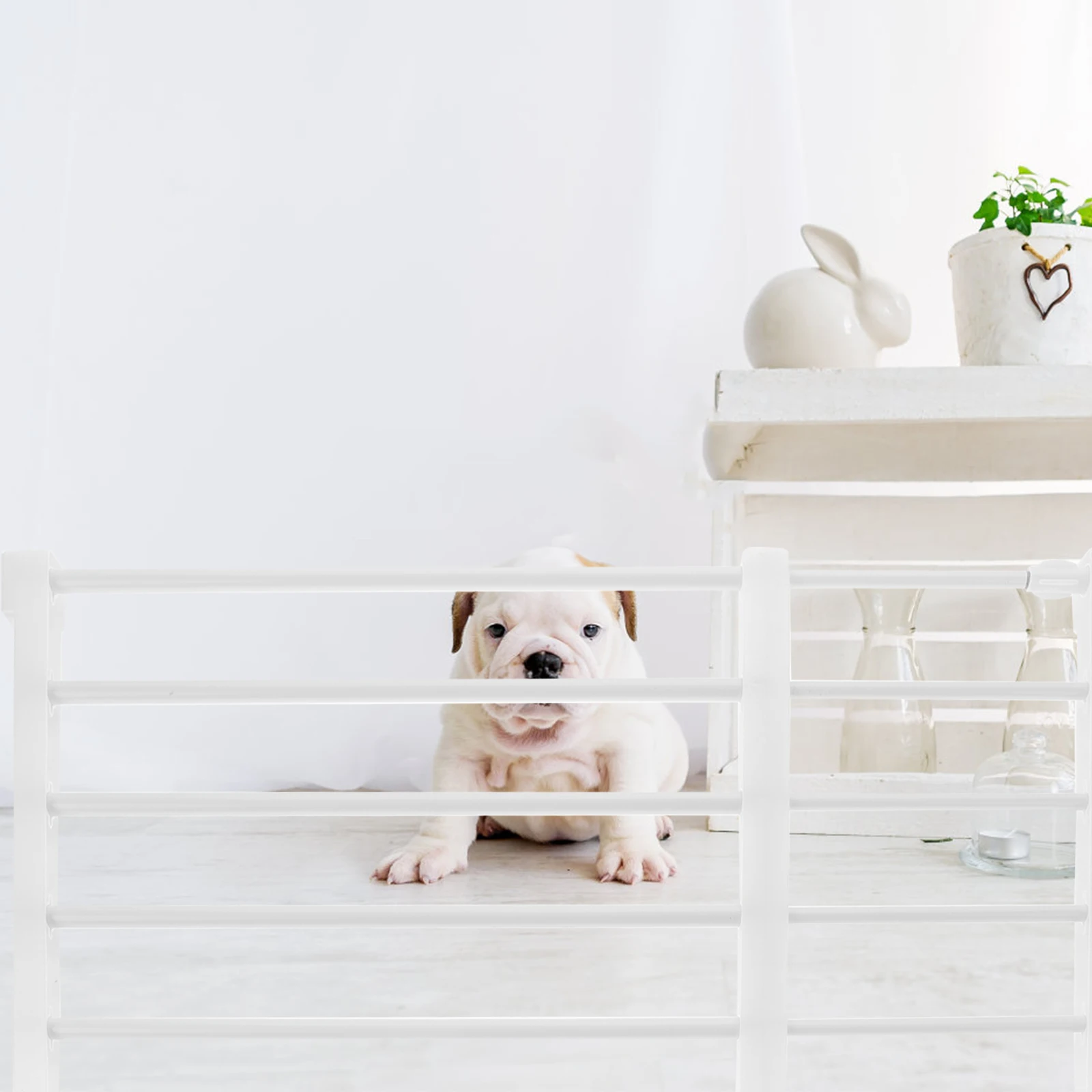 Haustierzaun-Tore für Hunde, für den Innenbereich, Welpen, die Hausbarriere, Zuhause, Hunde drinnen, Schale