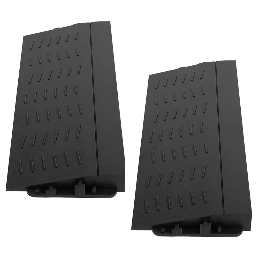 2個入り ロボット掃除機用 スレッショルドランプパッド プラスチック製 ドアウェイトランジションストリップ 滑り止め 室内フロアランプマット 家庭用 オフィス用