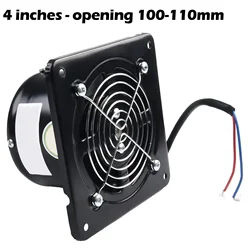 Air Blower Fan Exhaust Fan 4inch Axial Exhaust Ventilation Extractor Copper Motor Easy To Install Garage Industrial Low Noise