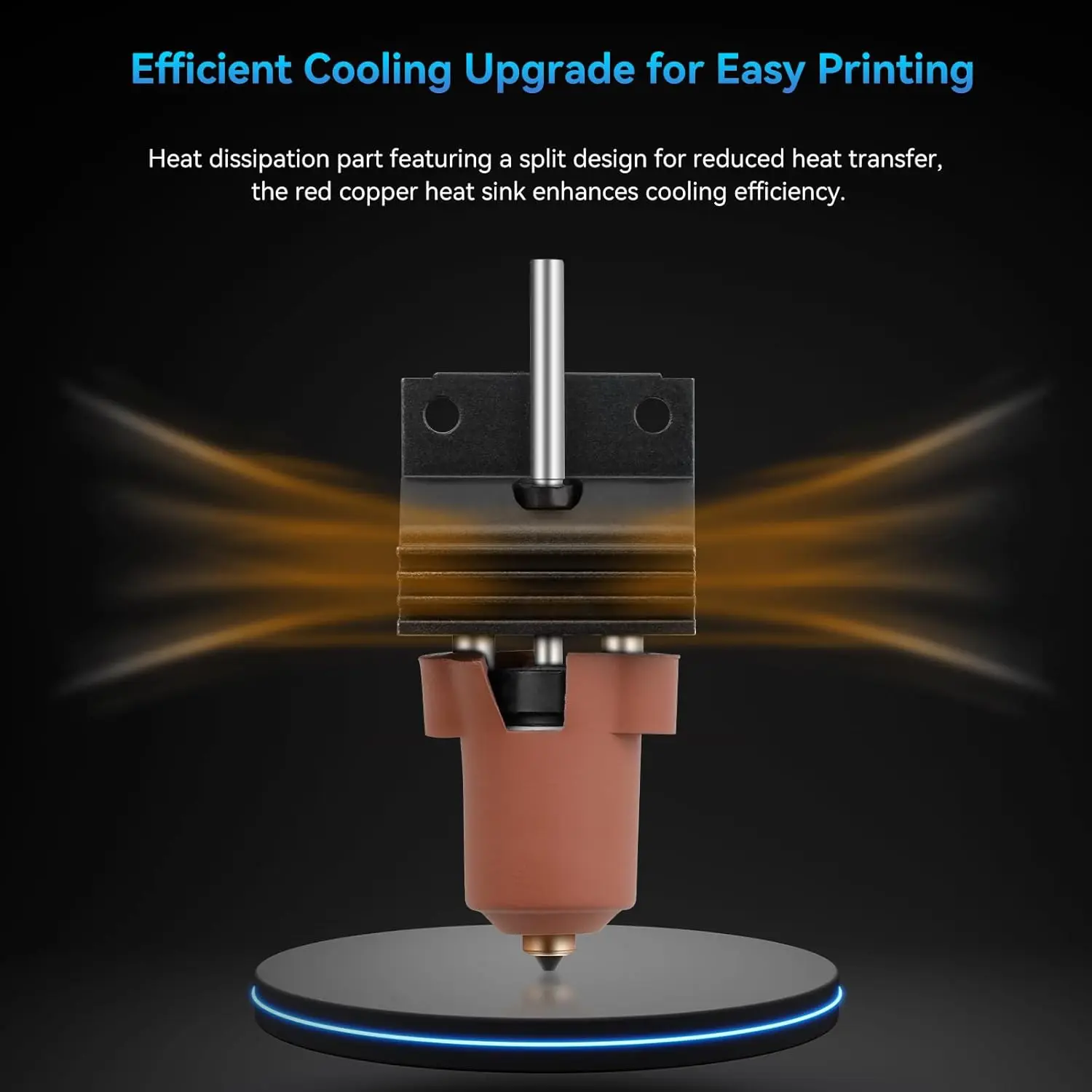 Upgrades Hotend Kit 300°C High Temperature, 600mm/s High-Speed with Integrated Quick-Swap Nozzle for Creality K1/K1 Max/K1C Part