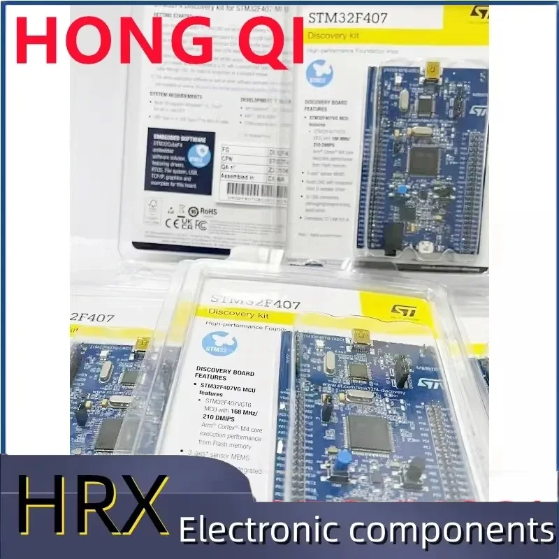 1pcs/lot New STM32F407G-DISC1  STM32F407G  Development board based on STM32F407 with sensor and audioDAC CS43L22 Wholesale start