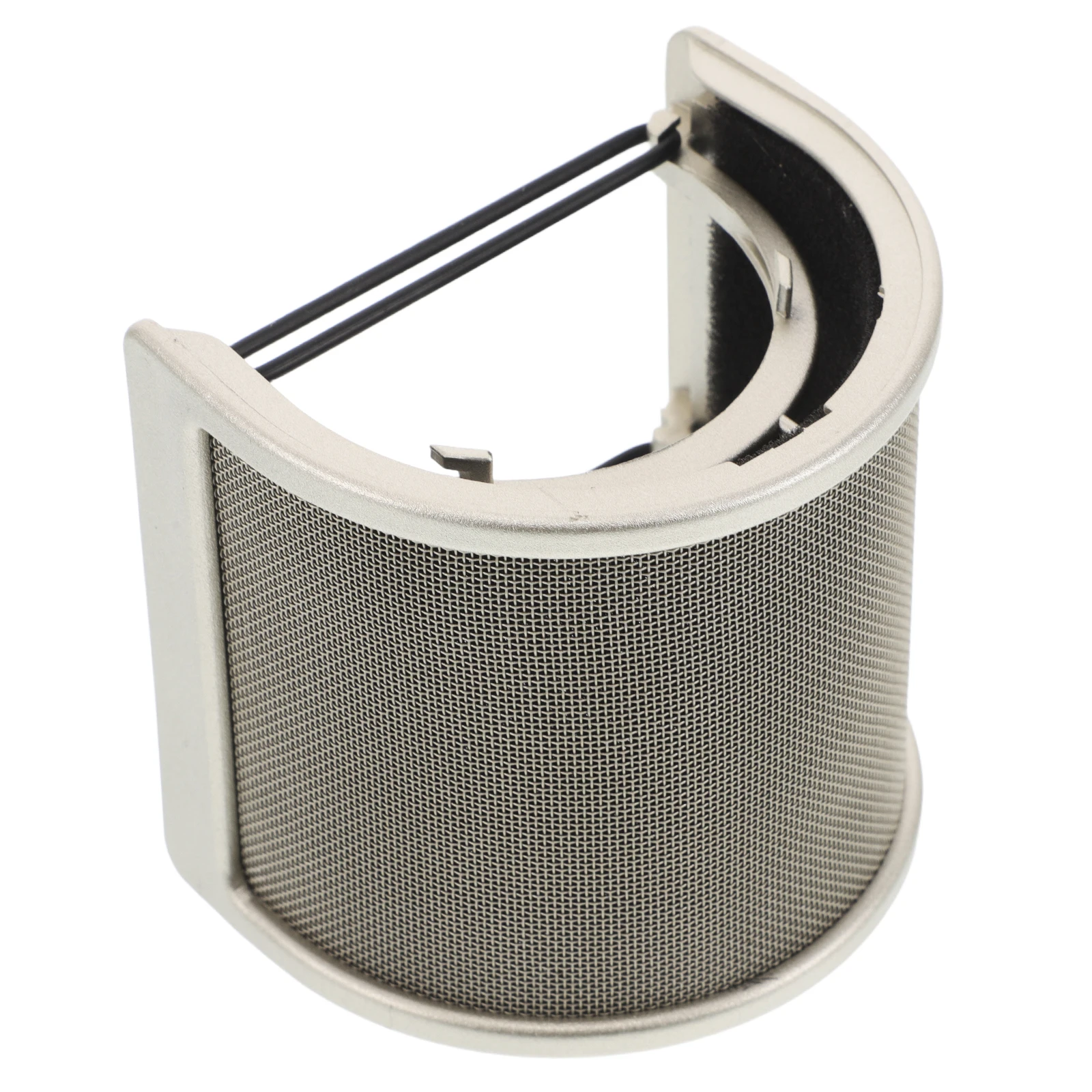 

Recording Microphone Handheld Pop Filter Metal Net Golden Plastic Windscreen U Shaped Mic Supplies For Recording Speeches