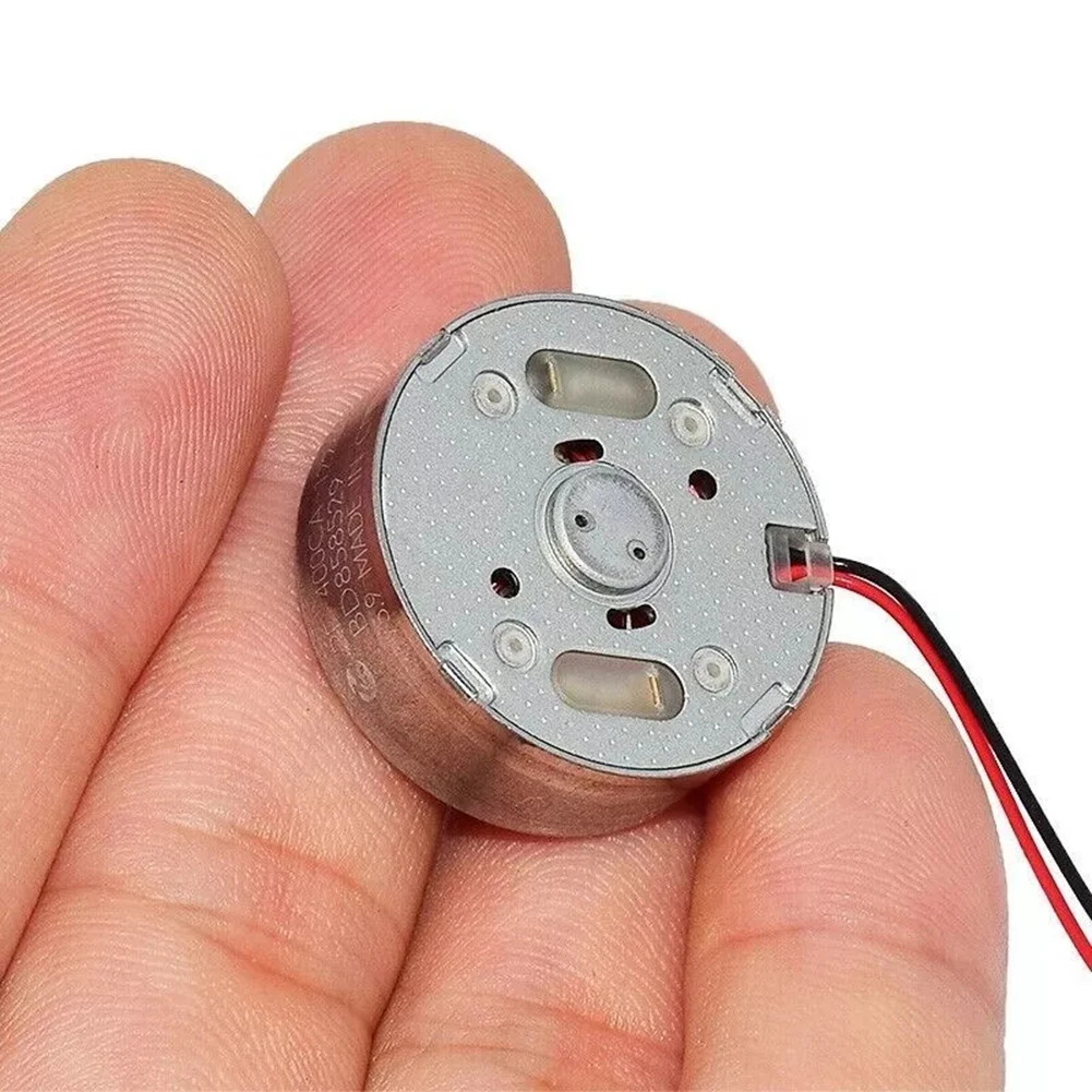 RF-400CA-12265 DC 1,5 V-6V 5,9 V Mini Motor de husillo redondo silencioso de 24mm para DVD DIY ventilador de juguete modelo de energía Solar accesorios eléctricos