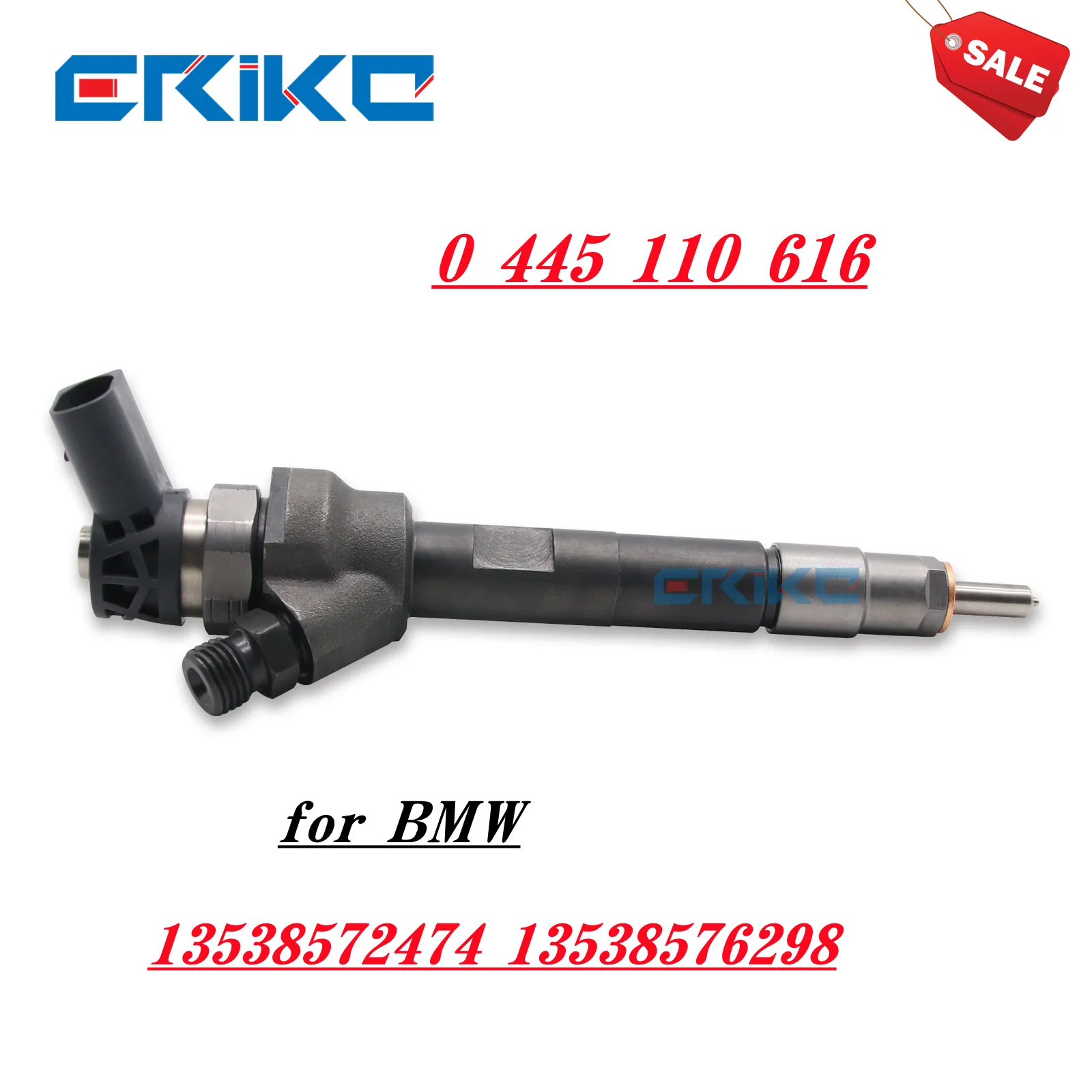 

ERIKC 0445110616 Diesel Engine Fuel Injector 0 445 110 616 Common Rail Injector 0445 110 616 for BMW 13538572474 13538576298