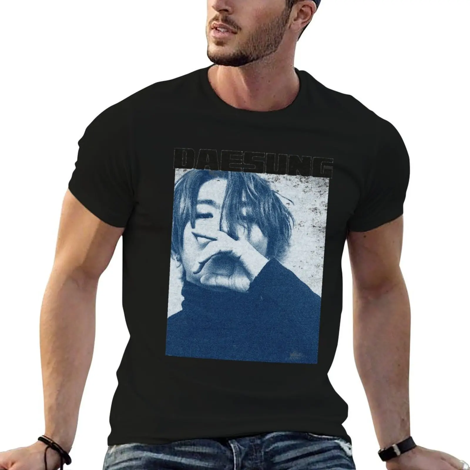 

Daesung BIG BANG T-Shirt cotton t shirts man 100% t shirt men 100% cotton luxury brand T-Shirt