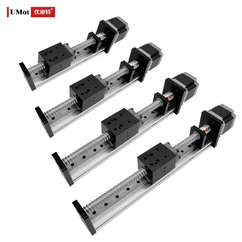 UMOT 40mm Width Stroke 50/100/150/200/300/400/500/600/700/800/900/1000mm Cnc Machine Linear Motion Guide Rail Mini Linear Module