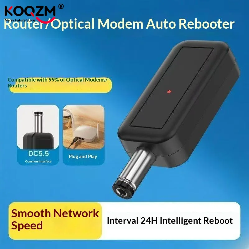 1/3/5pcs DC WiFi Auto Reboot Router Router 24H Automatic Power Off Reset Tool 5.5x2.1mm Restart Control Line 5V-24V