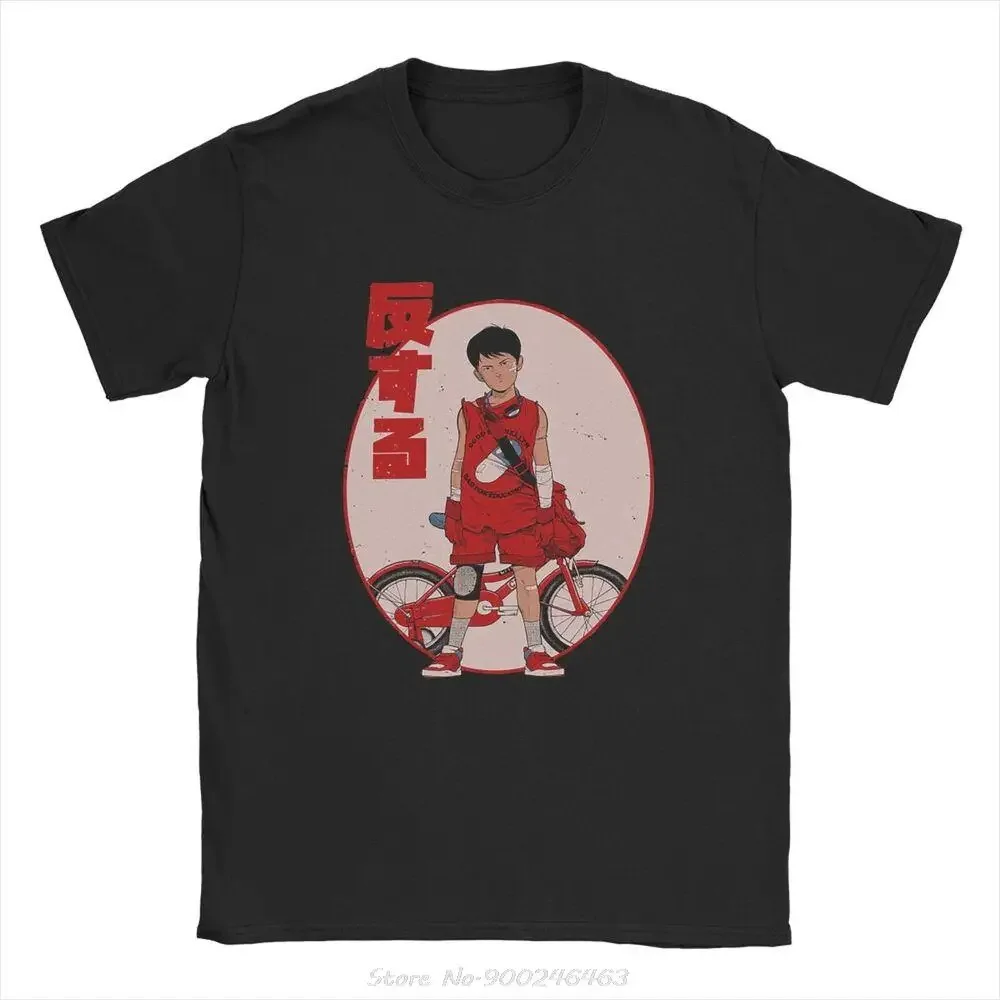 Akira T-Shirt Men Women 100% Cotton Plus Size Streetwear Graphic Cool Japanese Anime Printed Oversized Casual O-Neck Unisex Tees