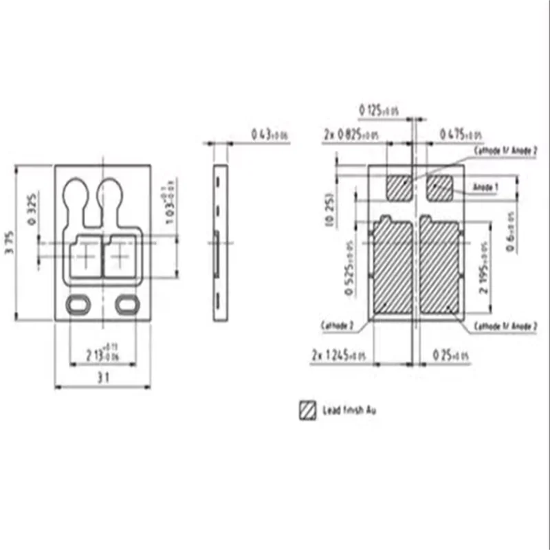 Imagem -05 - Grânulos de Lâmpada Led Smd Dual-core Osram Luz Branca Alta Potência 10w 1500ma kw H2l531 20 Pcs