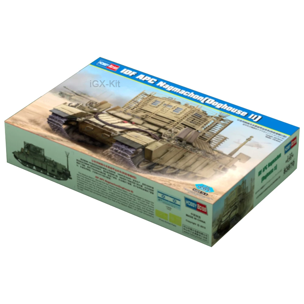 Hobbyboss 83870 1/35 IDF APC Nagmachon Doghouse II Armored Personnel Carrier Vehicle Hobby Craft Toy Plastic Model Building Kit