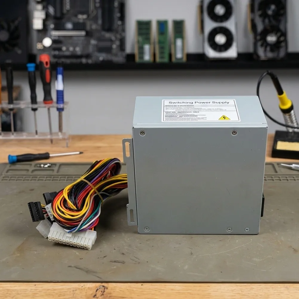 For PC Repair 400W PC PSU ATX 24-pin High Stability Power Supply Unit Electricity Generation Short-circuit Protection