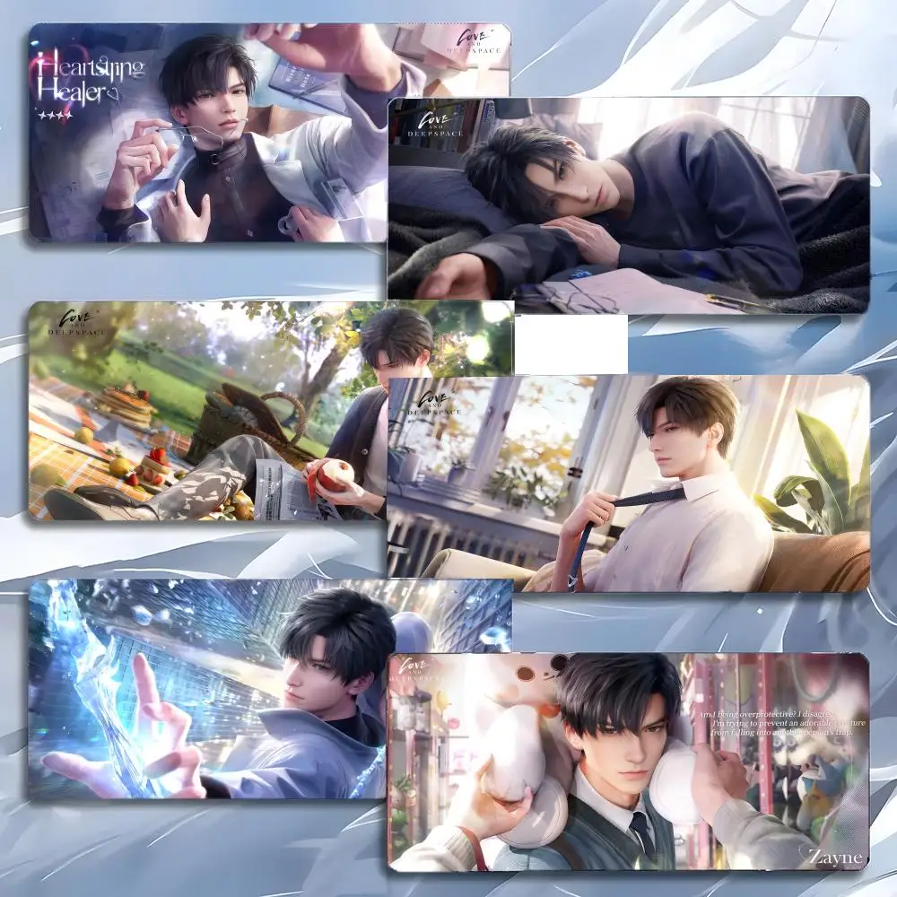 GameCharacter Charming Love And Deepspace Rafayel Mouse Pad Mousepad Large Gaming LockEdge Thickened PC Table Desk Mat