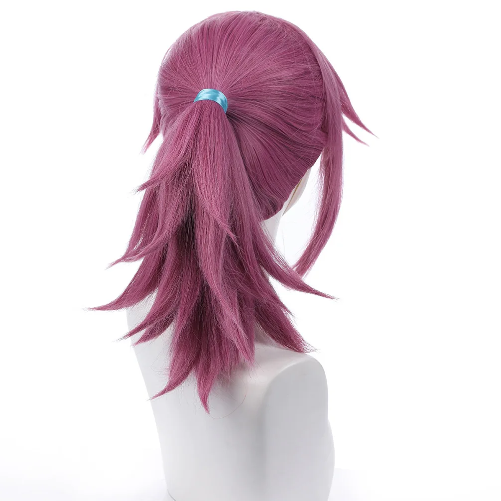 Peluca sintética larga y recta para Cosplay con flequillo, pelo de fiesta de disfraces de fibra resistente al calor ajustable para mujer, juego de rol de Anime