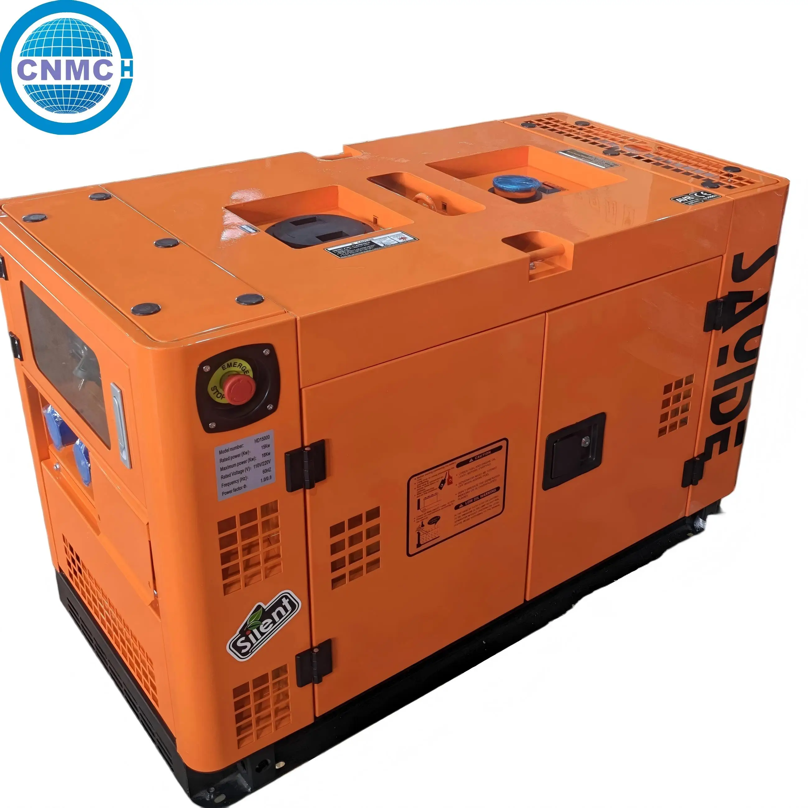 CNMC Silent Electric 10kw 20KW Diesel Generator 110V 220V 380V Power Supply Made In China CE Certified Factory Direct Sales
