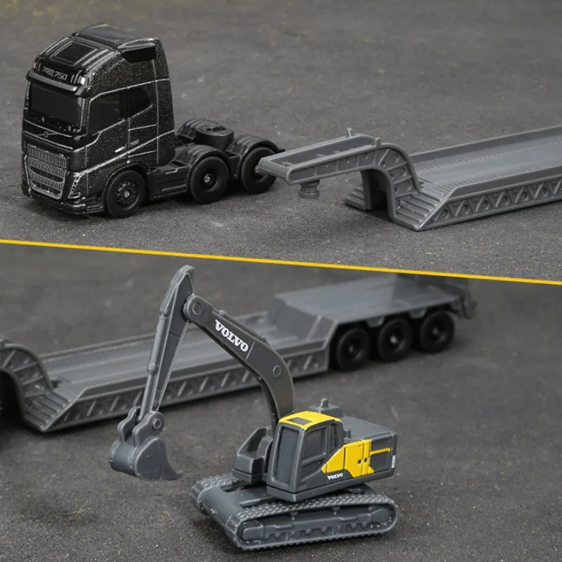 Maisto 1:64 Scania 770s Volvo Fh16 Heavy Transport Alloy Model Engineering Vehicle Collection Gift For Boys Collectors Gift Toy view 3