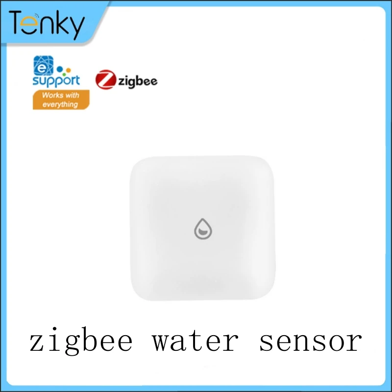 Tenky Ewelink Zigbee Water Leak Detector Water Immersion Sensor Leakage Smart Home Security Protection Ewelink Gateway Required