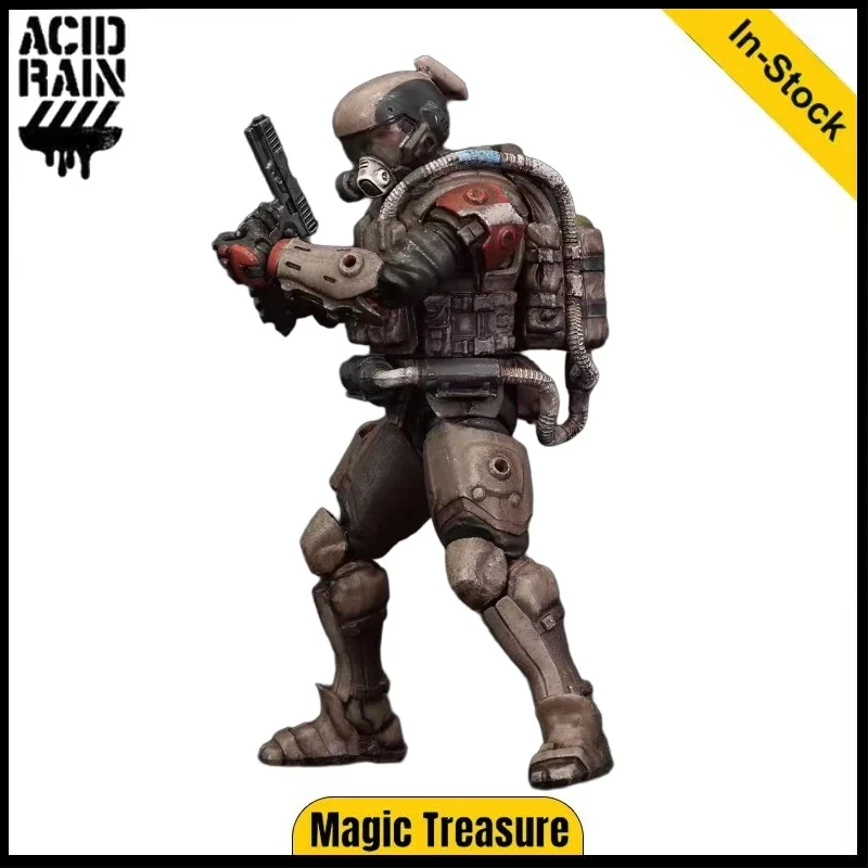 【In Stock】Acid Rain War FAV-A110 Red Crow Hazmat Ronin 1/18 Movable Figure Soldier Model Toy Gift Scene Matching