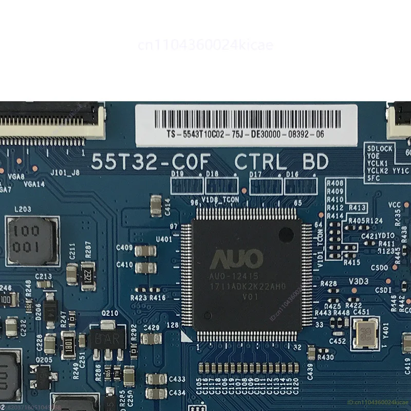لوحة 55T32-C0F CTRL BD T-con الأصلية لجزء استبدال التلفزيون 43 "50" 55" 55T32-COF لوحة المنطق #2