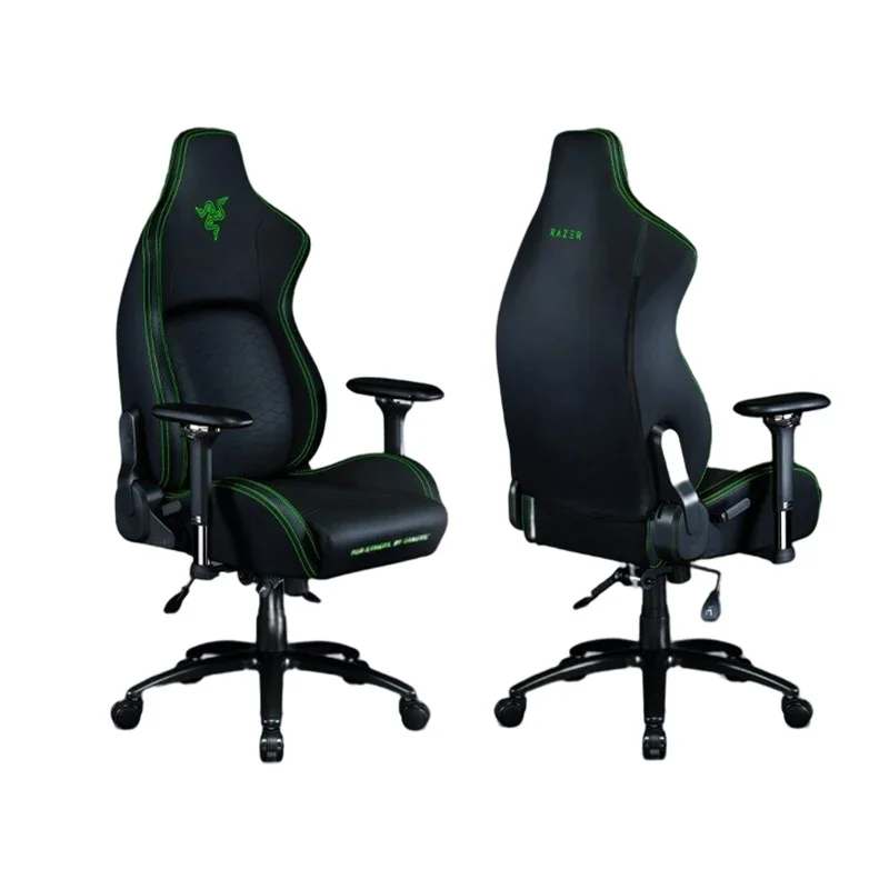 Original Razer Iskur Gaming Chair Luxury Leather Black Green Ergonomic Gaming Chairs