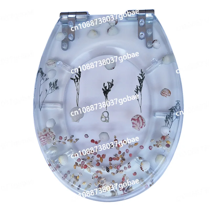 Resin toilet cover UVO type universal household cover thickened silent old-fashioned toilet board flush toilet accessorie