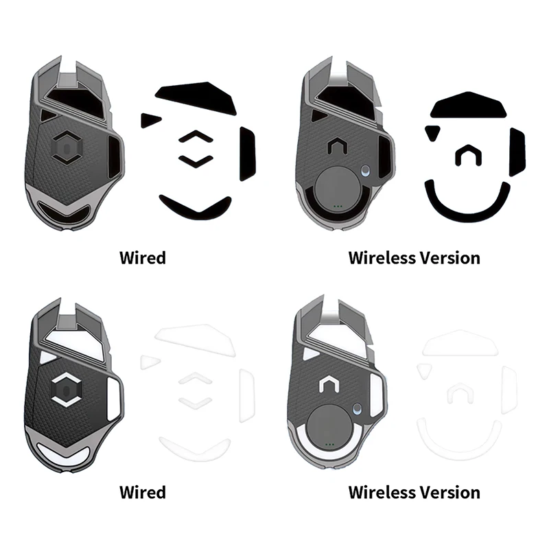 Offre spéciale 1 ensemble tapis de pieds de patin de souris pour G502 souris super légère glisse bord courbe souris autocollants de pied antidérapants avec tapis d'alcool