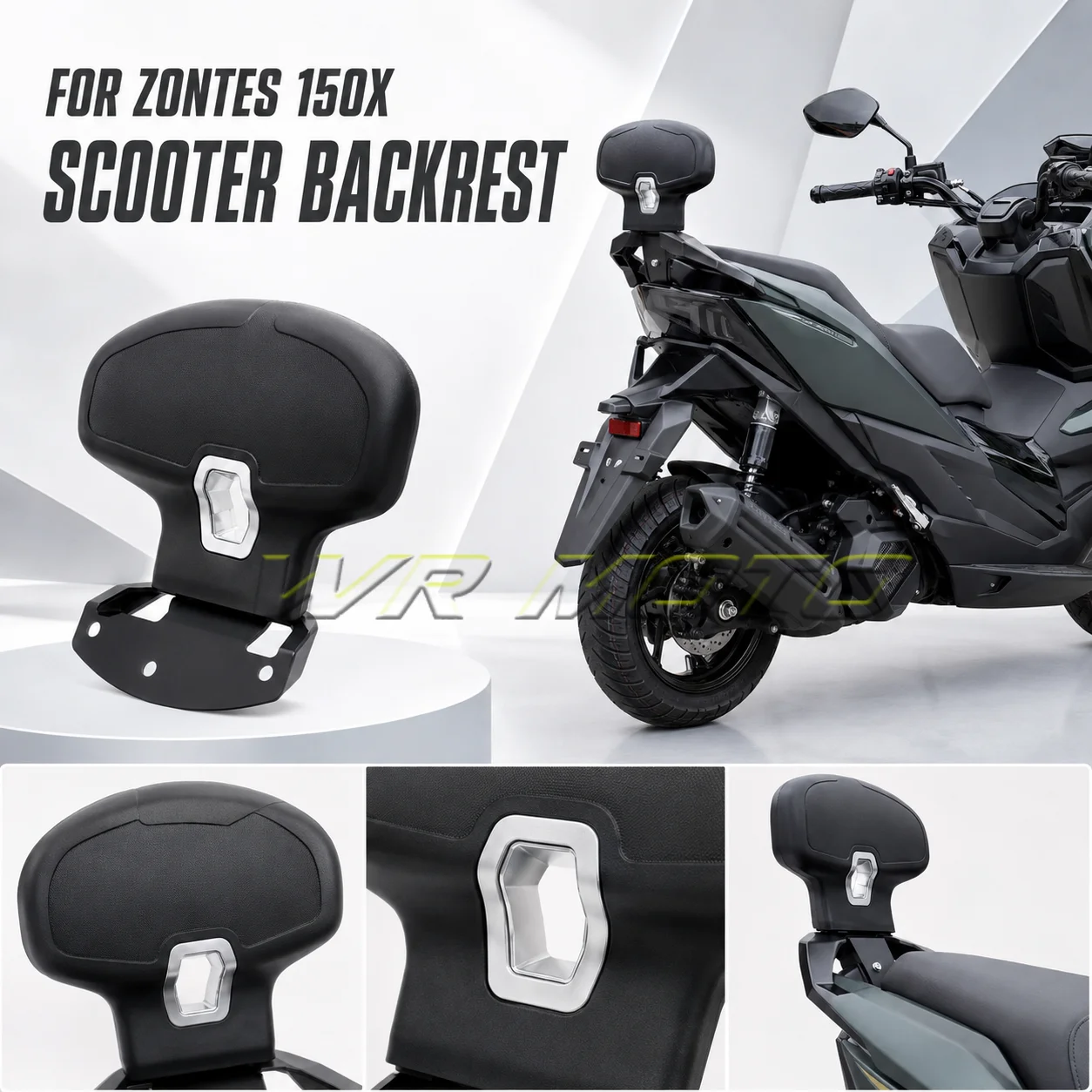 Dedicated Rear Passenger Backrest Waist Support Fit For ZONTES 150X Scooter Mod Accessories