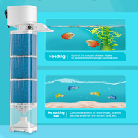 6in1 Aquarium Filter Pump Fish Tank Submersible Silent Air Oxygen Aerator Internal Water Pump Aquarium Air Pump Wave Maker 220v