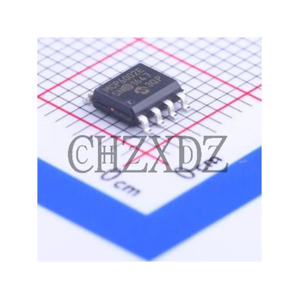 100% Original  MCP6002T-E/SN Operational amplifier Dual 1.8V 1MHz Slewing rate (SR): 0.6V/us MCP6