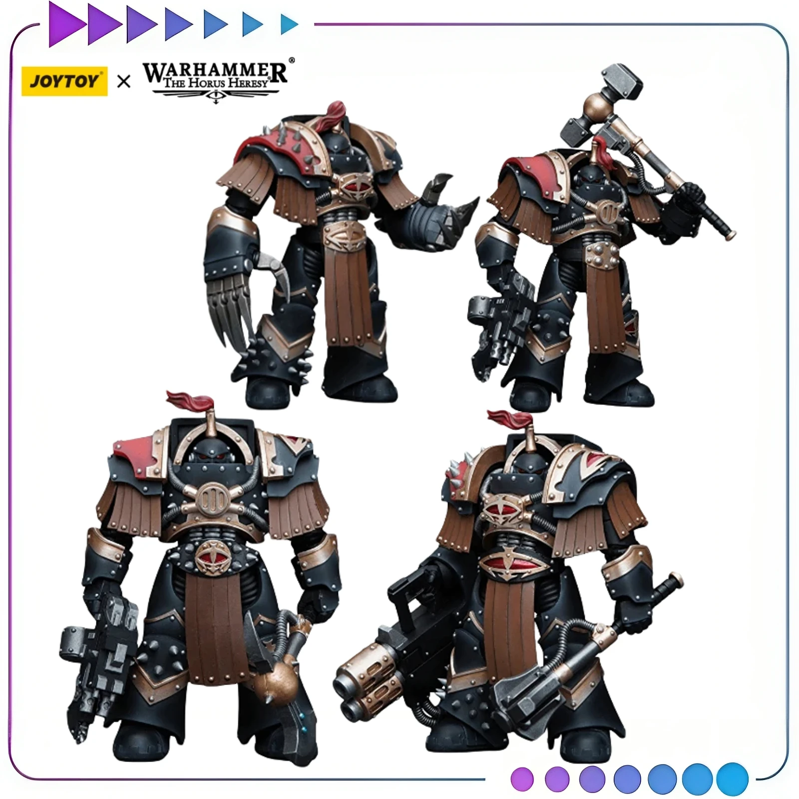 

【Original】JOYTOY Warhammer 40K Horus Heresy Sons of Horus Justaerin Terminator Squad Model 1/18 Action Figure