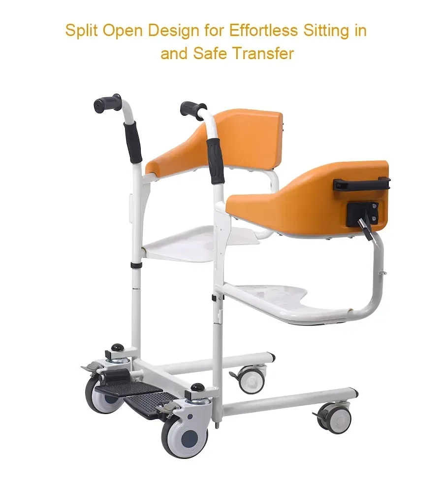 

Factory price Hot Sale Wheelchair Toilet Commode Chair Electric Patient Lifting Transfer Chair For Elderly HOT SALE Hot sales