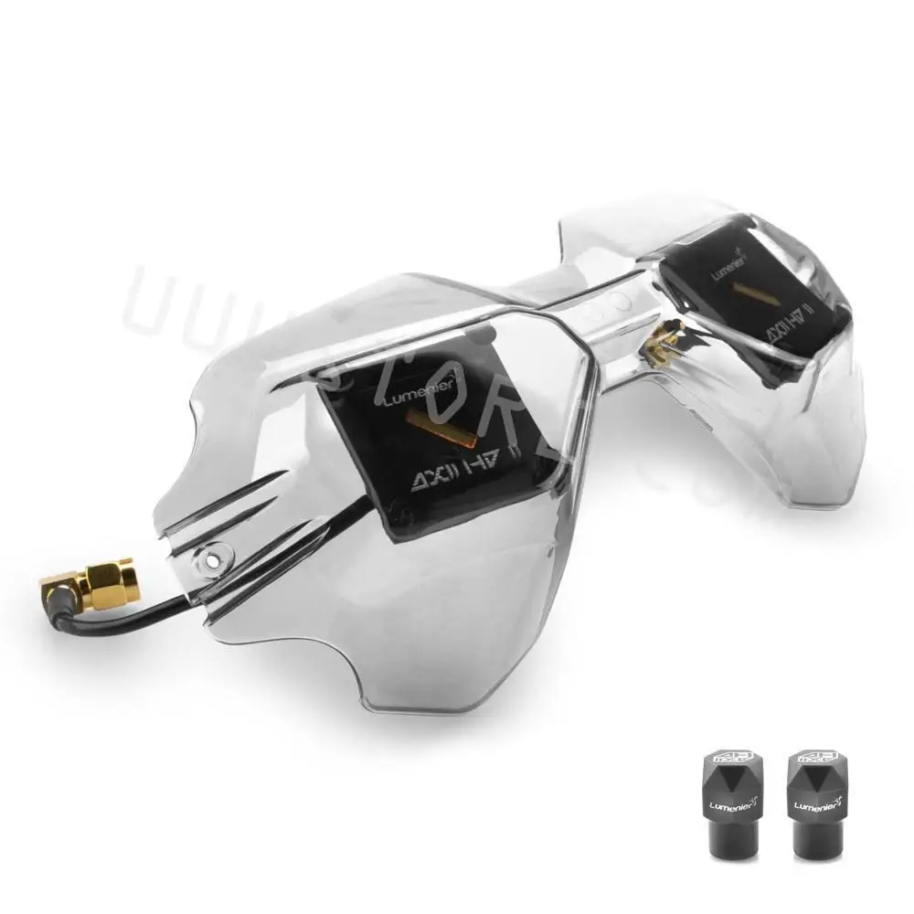 

Lumenier AXII HD 2 Patch Visor 5.8GHz 8.4dBi AXII HD 2 Stubby LHCP Antenna Combo Set for DJI Digital HD FPV Goggles RP-SMA