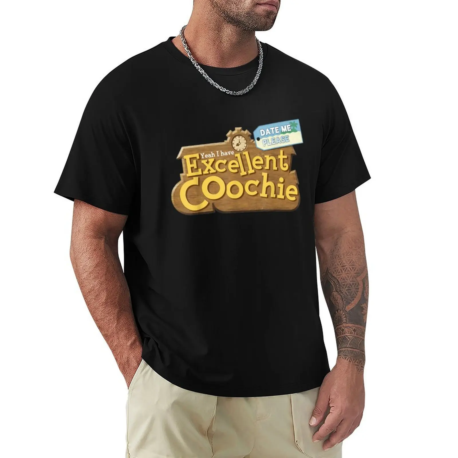 yeah i have excellent coochie T-Shirt Casual Lightweight Short Sleeve Top