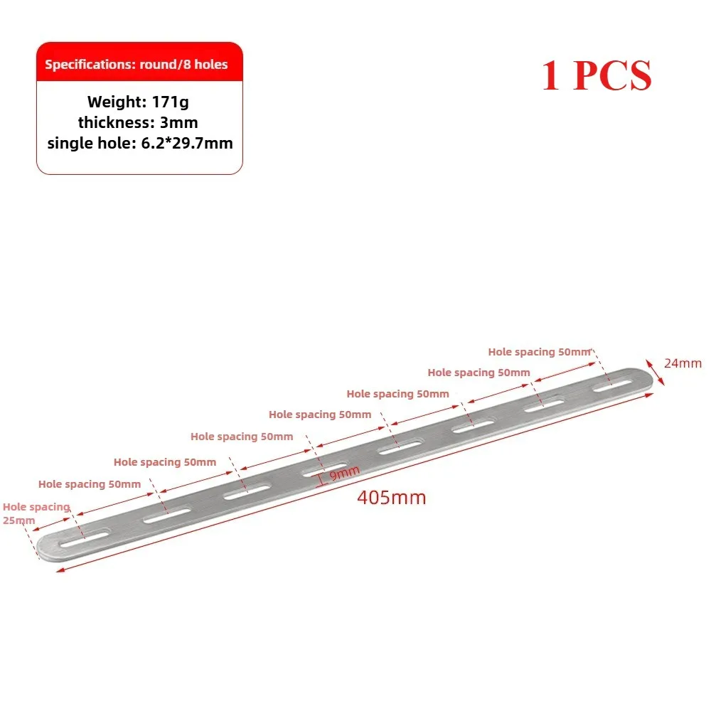 1Pcs New Straight Brace Angle Bracket Stainless Steel Mending Corner Bracket Fastener Flat Fixing Connector
